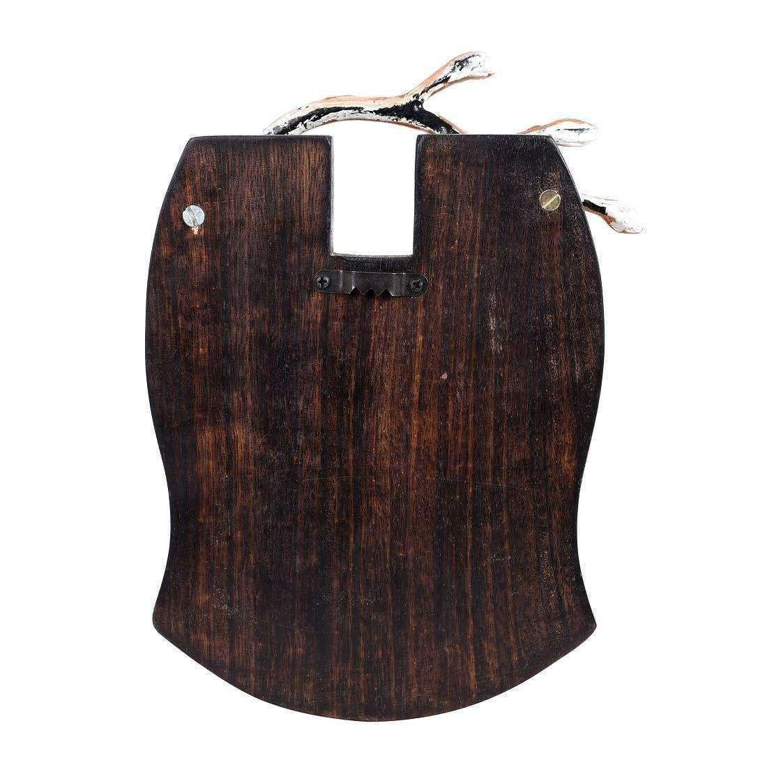 'Chirping Bird' Handcrafted Wooden Key Holder (4 Key Hooks)