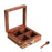 Handmade Wooden Utility/ Wooden Masala Box With Spoon- Spice Box For Kitchen With 4 Container - artystagallery