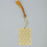 Hexa Taj Golden Brass Metal Bookmark with Golden Tassel - artystagallery