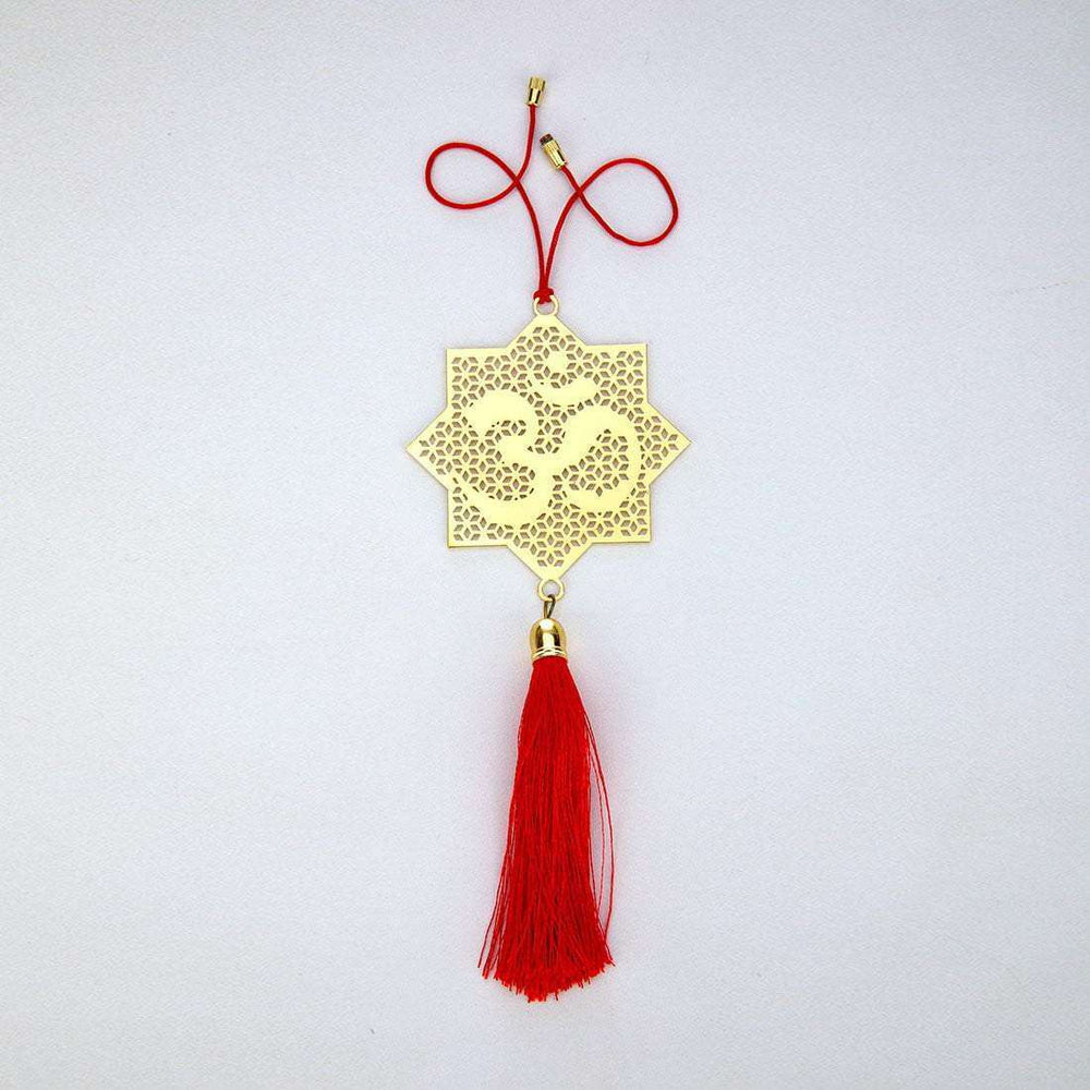 Hindu Om Symbol Hanging Accessories for Car - Red - artystagallery