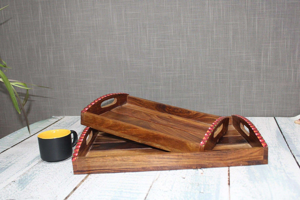 Rectangle Wooden Serving Tray - artystagallery