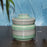 'Rings of Beauty' Hand glazed Set of 2 Ceramic Pickle And Chutney Jars - artystagallery
