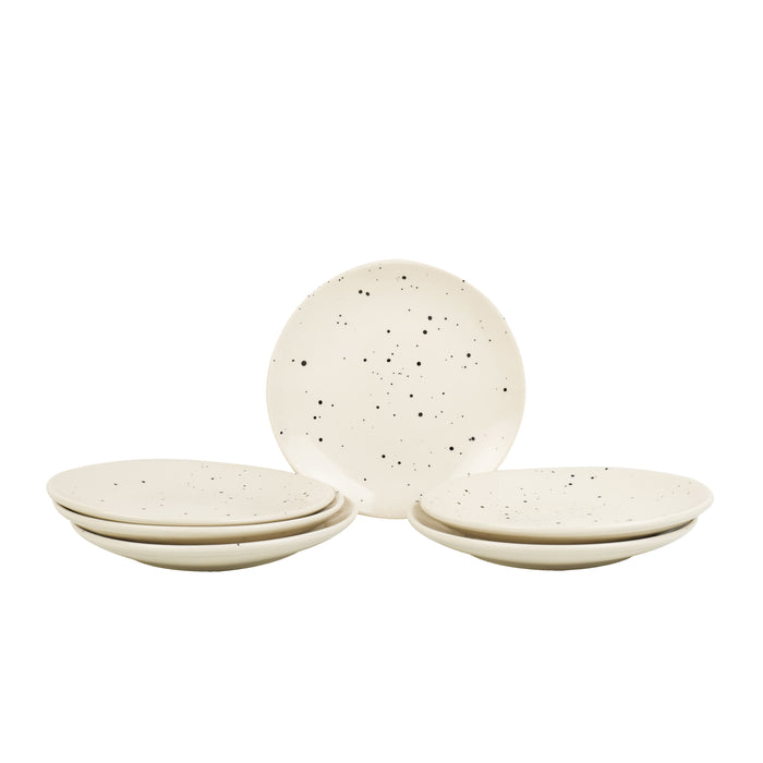'Smokey Marble' Ceramic Studio Pottery Dinner Plates 10 Inch