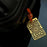 Taj Jaali Brass Metal Travel Luggage Suitcase Label ID Tag with genuine leather straps - artystagallery