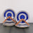 'Whirlpool Dishes' Studio Pottery Ceramic Dinner Set, Set of 18